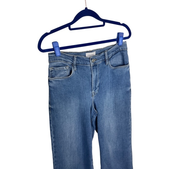 FRAME Le Palazzo Crop Jeans in Jonah - Picture 4 of 11